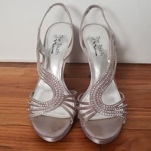 Touch of Nina Silver Heels 10M